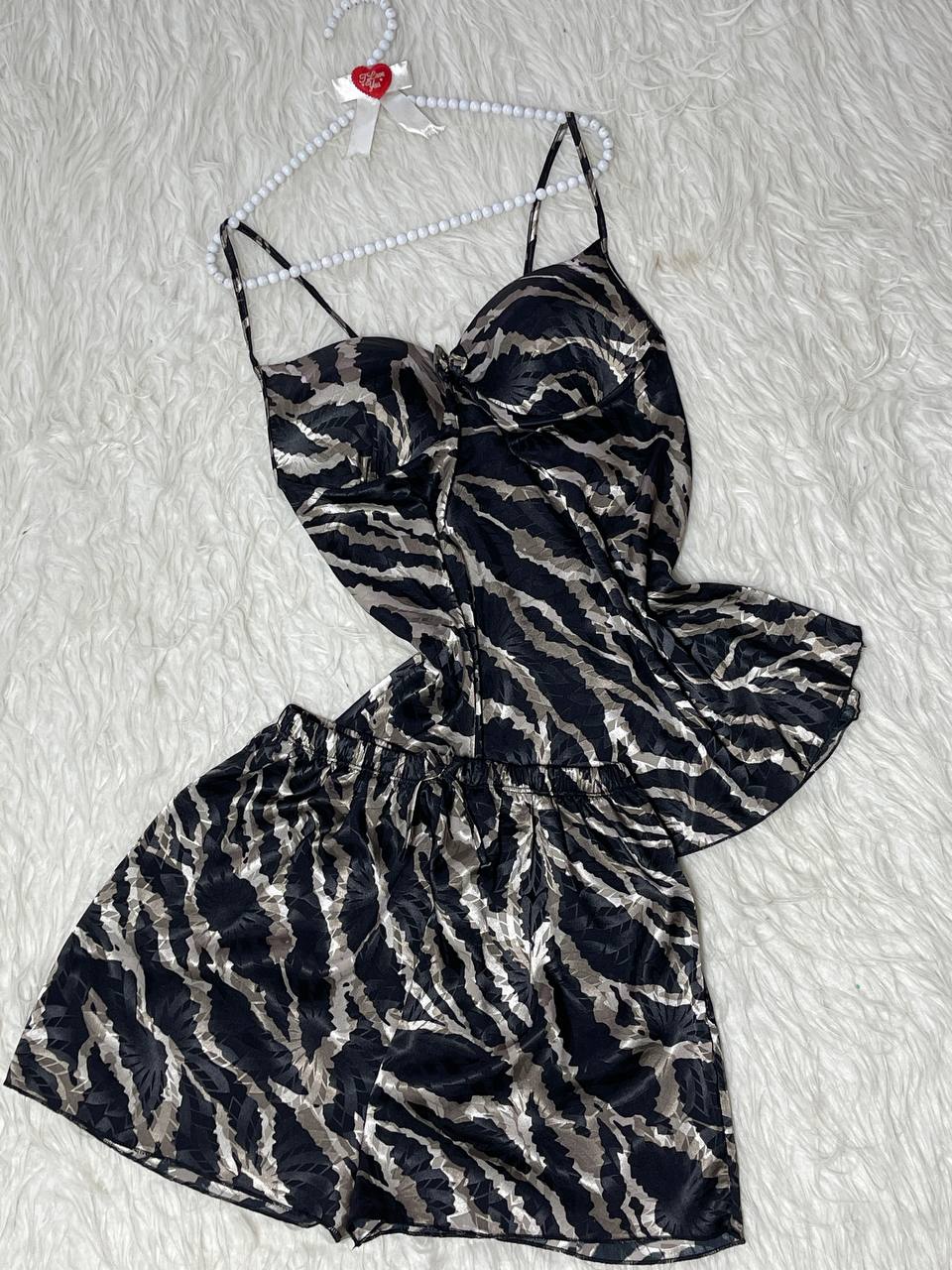 Pajama Short with Push Up Top