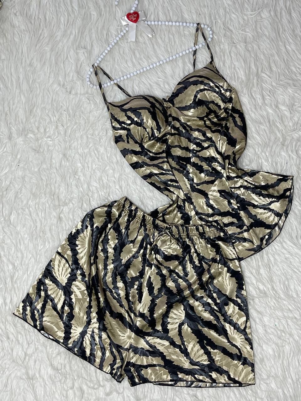 Pajama Short with Push Up Top