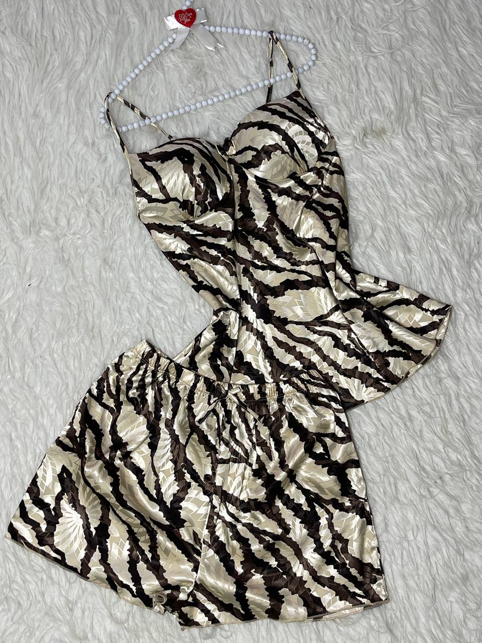 Pajama Short with Push Up Top