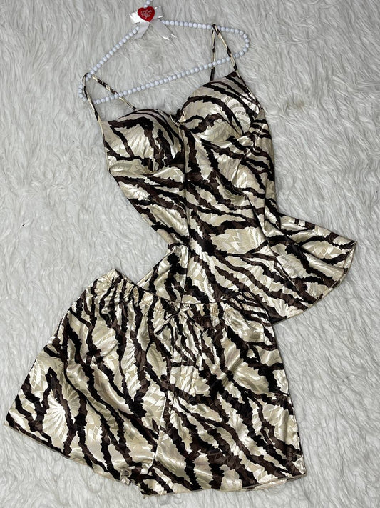 Pajama Short with Push Up Top