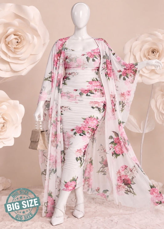 Long Lingerie with robe big size