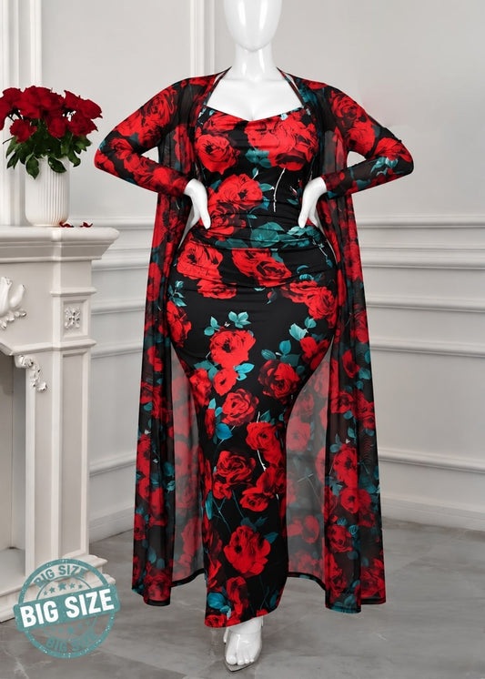 Long Lingerie with robe big size