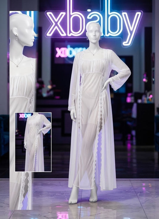 Long Lingerie With Robe