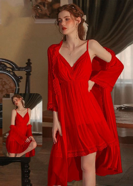 Short Lingerie with Robe
