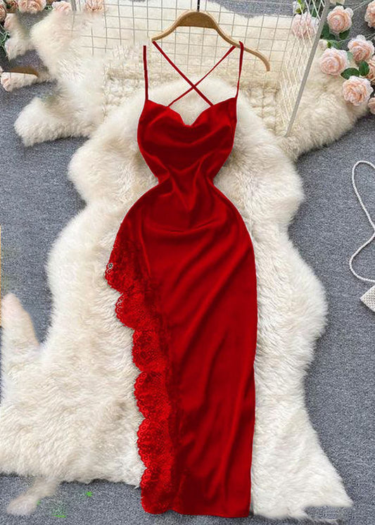 Long Silk Lingerie