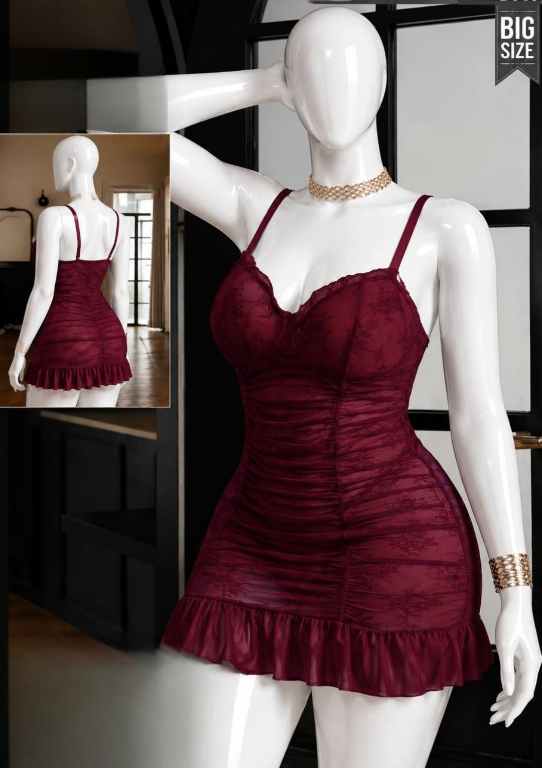Short Lingerie Big Size