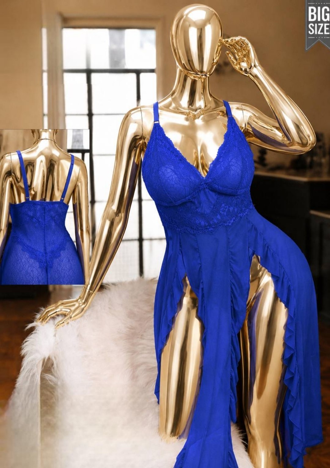 Long Lingerie Big Size