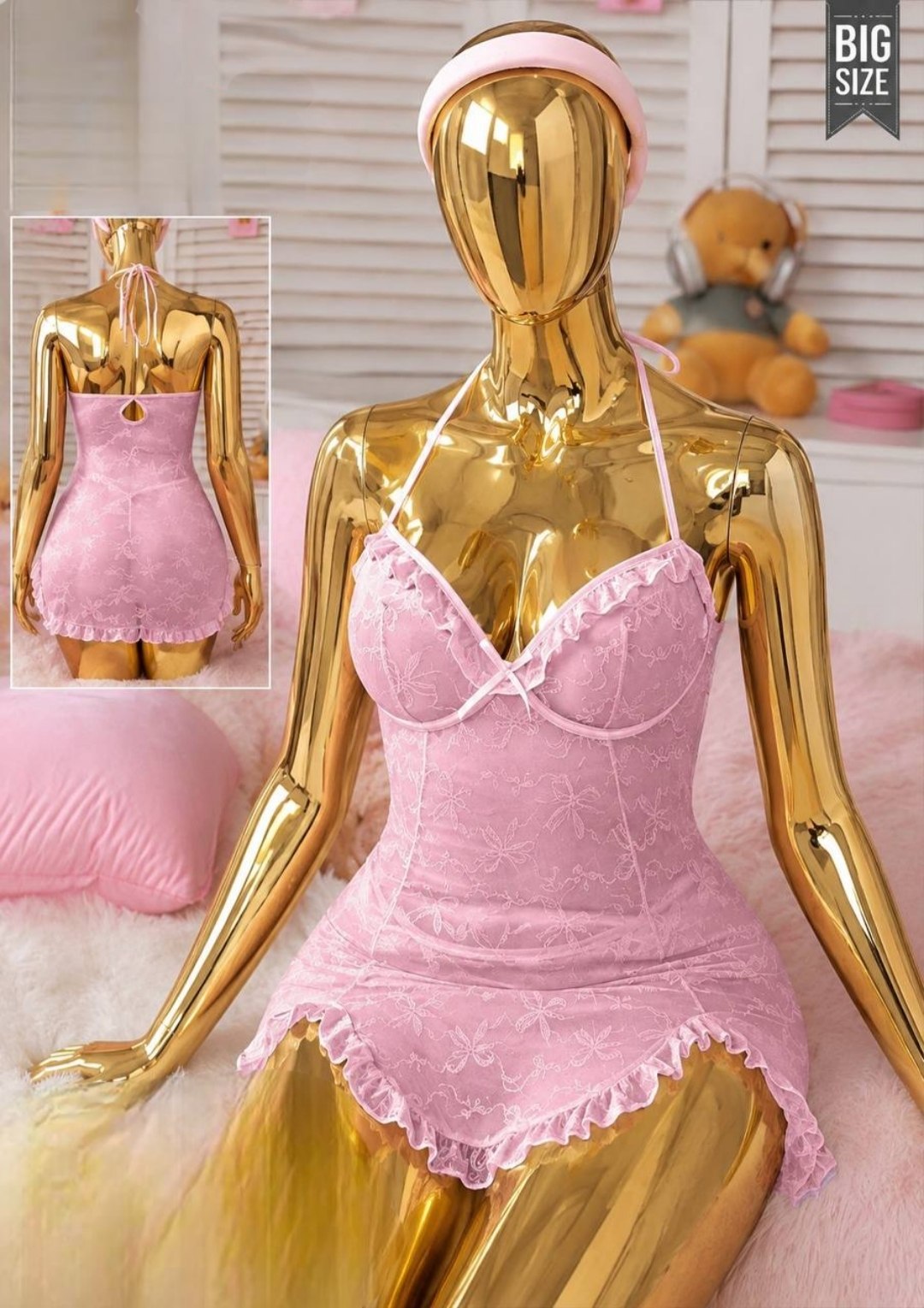 Short Lingerie Big Size