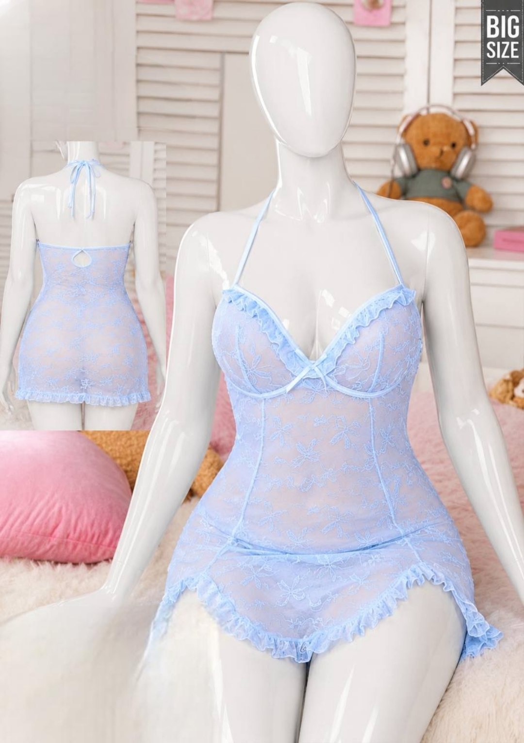 Short Lingerie Big Size