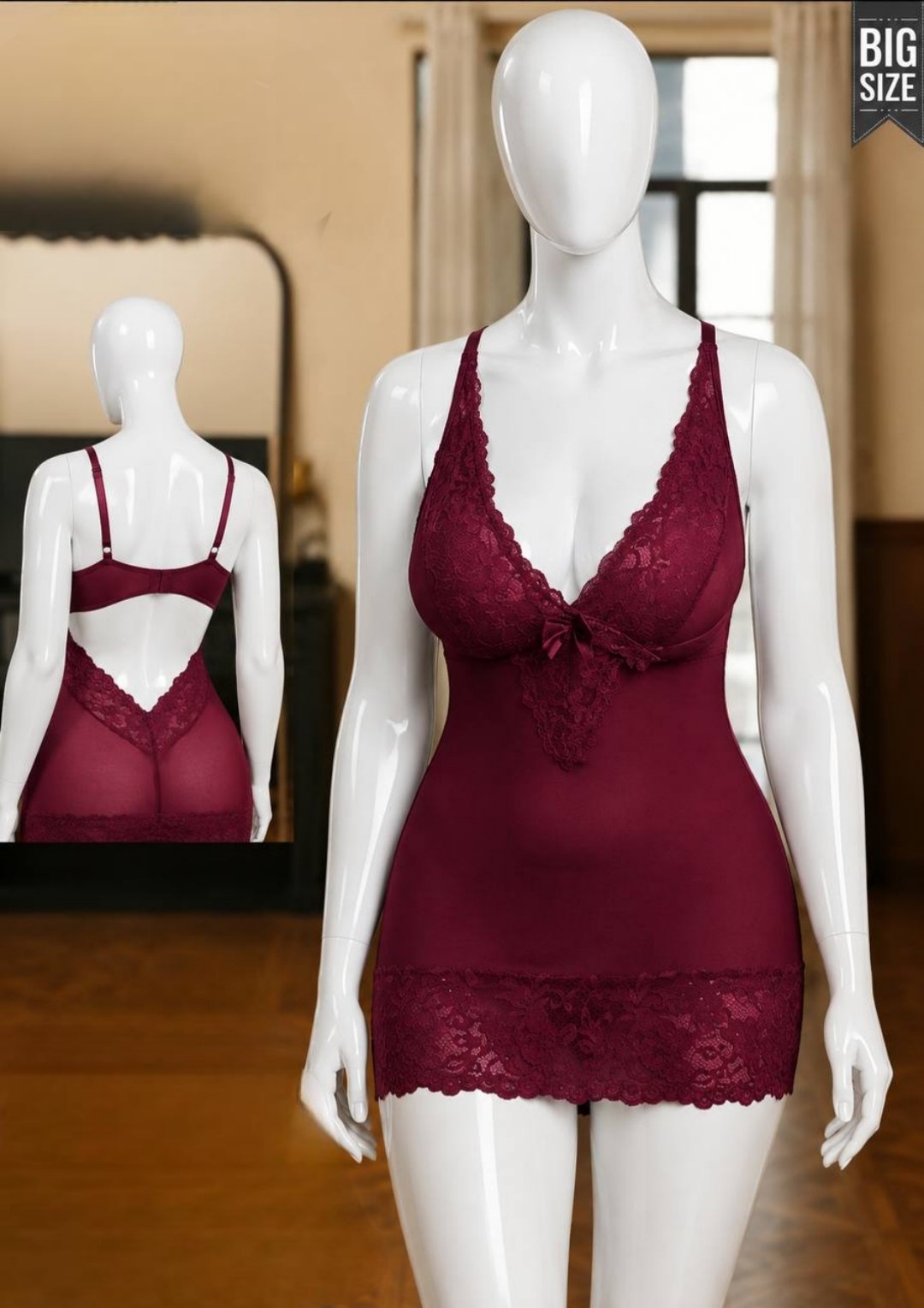 Short Lingerie Big Size