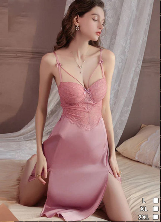 Long Silk Lingerie
