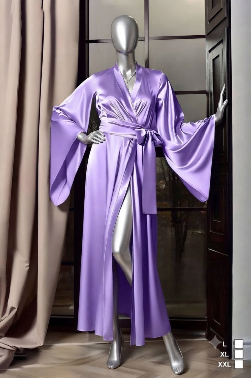 Long Silk Robe