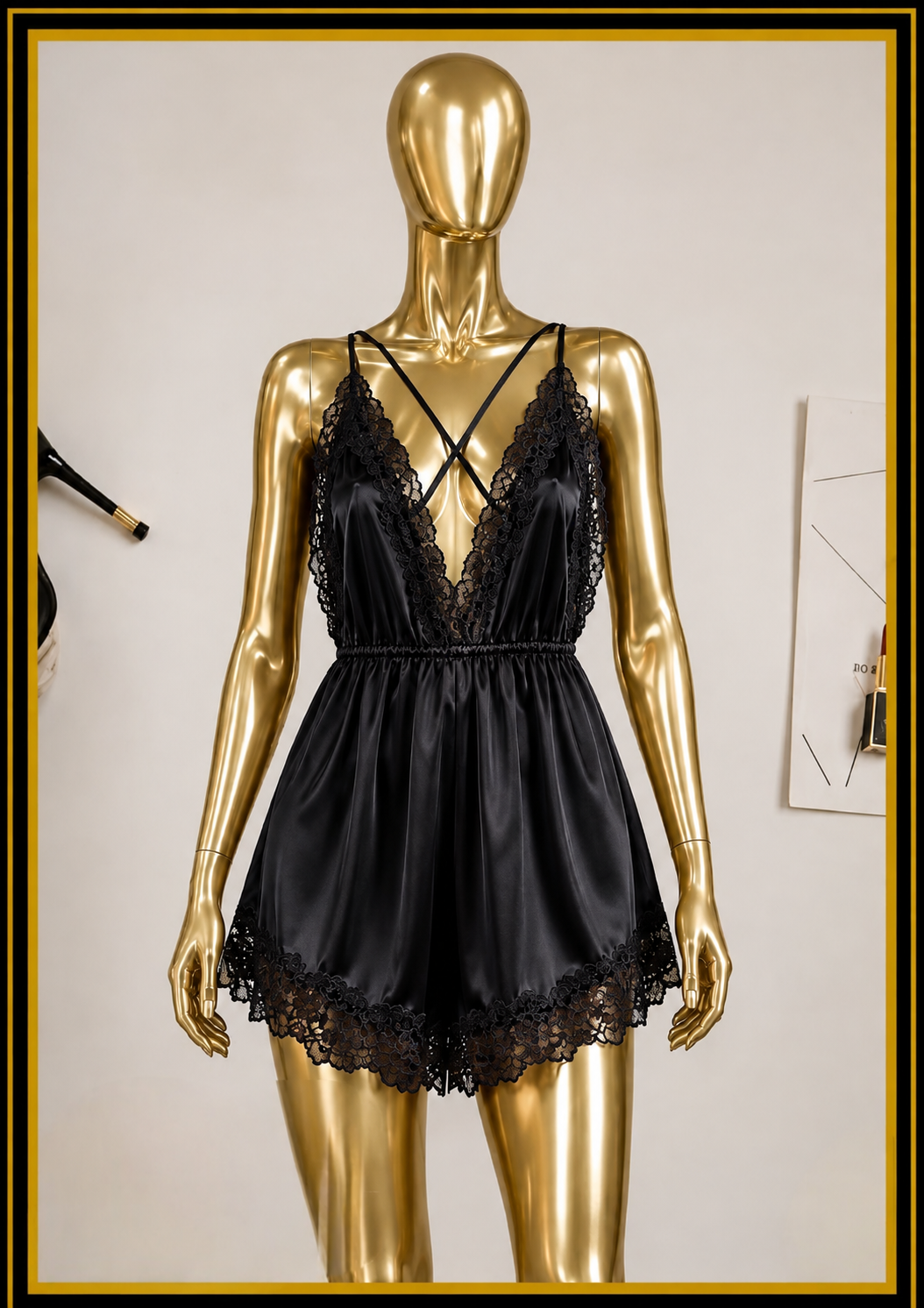 Short Lingerie Silk