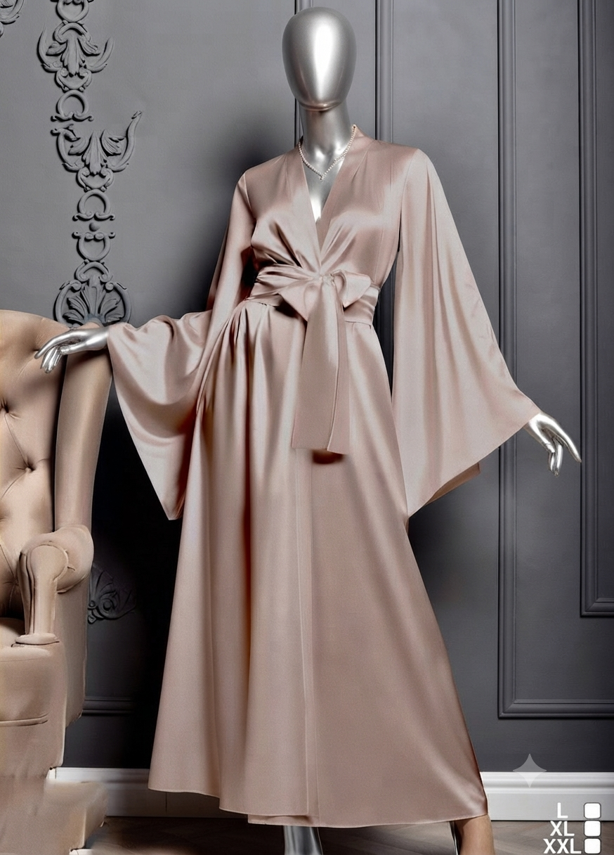Long Silk Robe