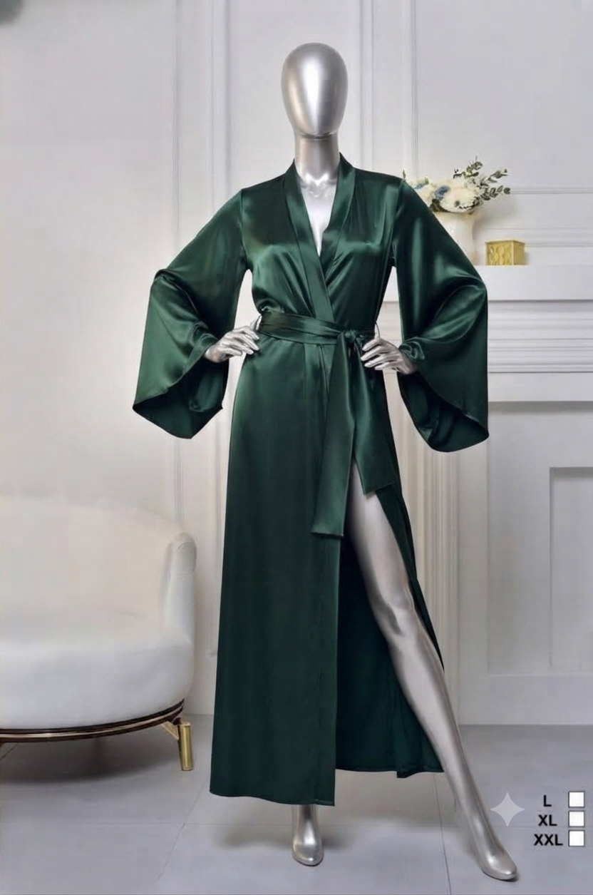 Long Silk Robe