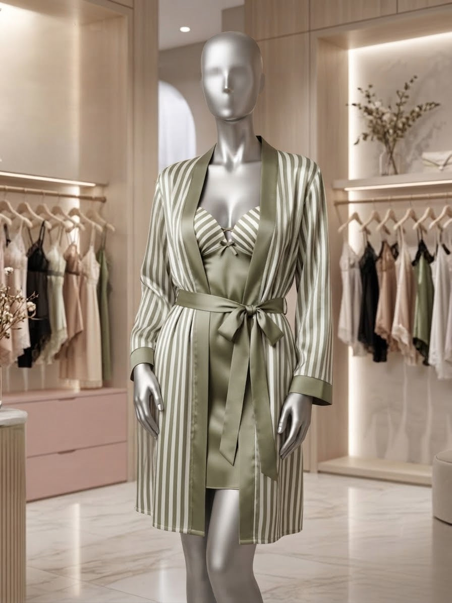 Short Lingerie Silk with robe